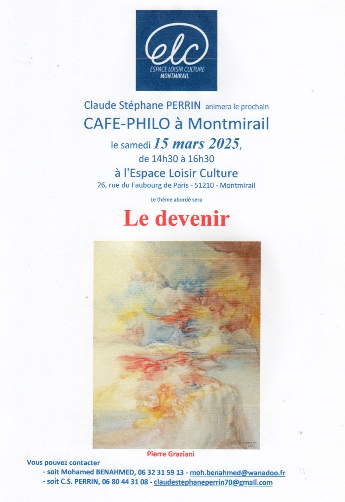 Café Philo - Le devenir