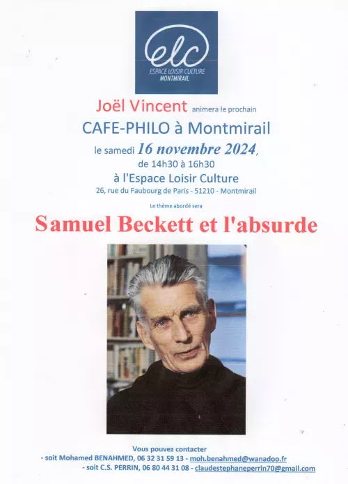 Café Philo-Samuel Beckett et l'absurde