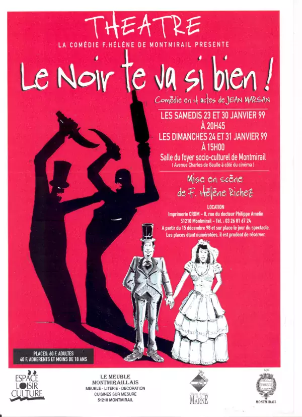 Le Noir te va si bien - affiche