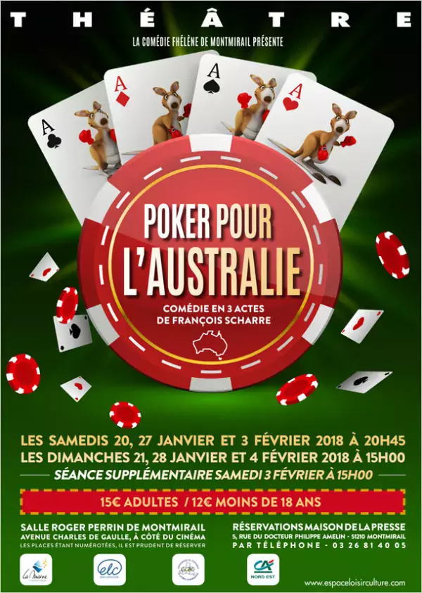 Poker pour l'Australie - affiche